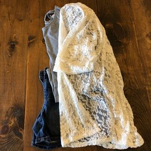 Lularoe laced cardi